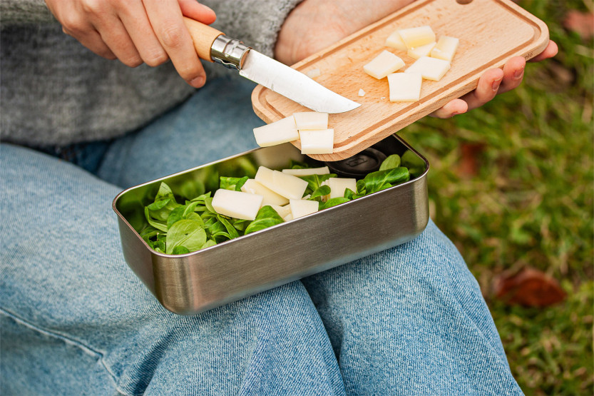 Monbento MB Cut Original bærbar skærebræt i bøgetræ