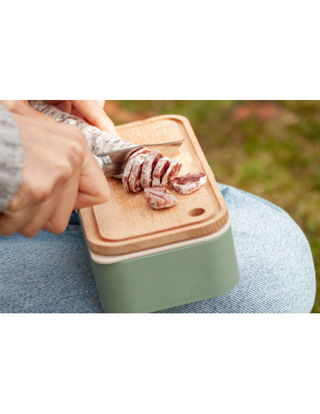 Monbento MB Cut Original -matkaleikkuulauta, pyökkipuusta