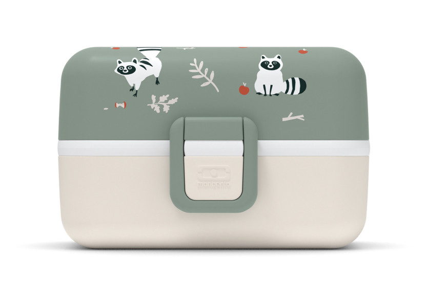 Lancheira infantil Monbento Tresor com ratão verde