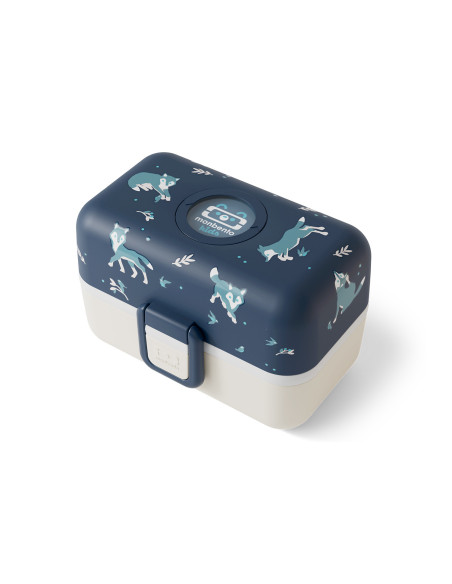 Monbento Tresor Blue Wolf Kids' Lunch Box
