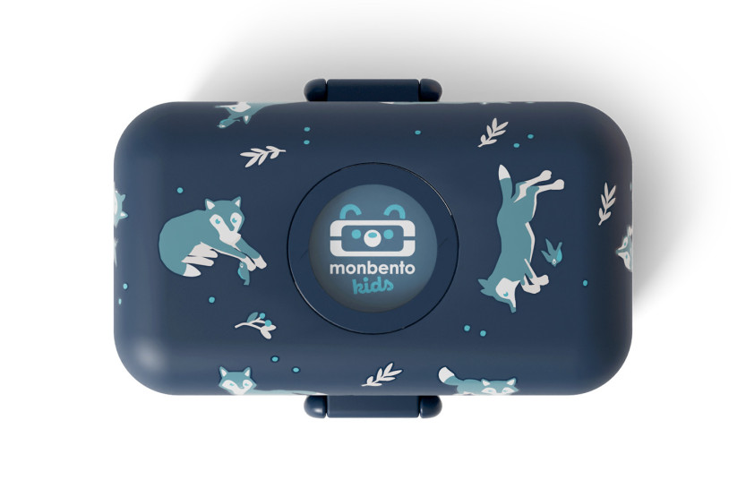 Monbento Tresor Blue Wolf Kids' Lunch Box