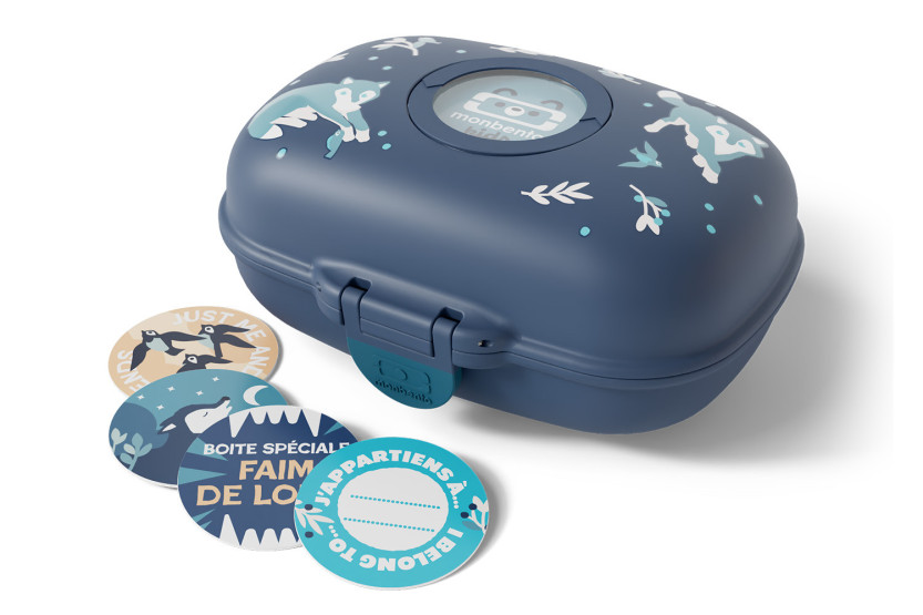 Monbento Gram Snackbox „Blauer Wolf“
