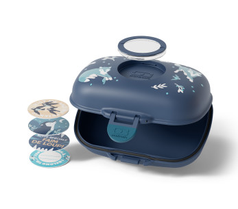 Lancheira Monbento Gram com lobo azul 2