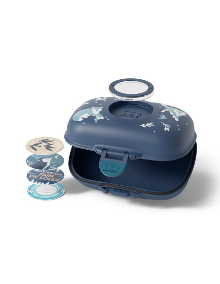 Fiambrera Monbento Gram «Lobo azul»