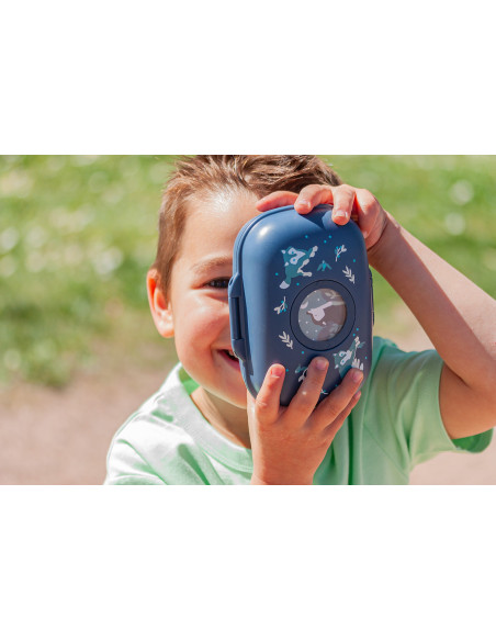 Monbento Gram Blue Wolf Snack Box
