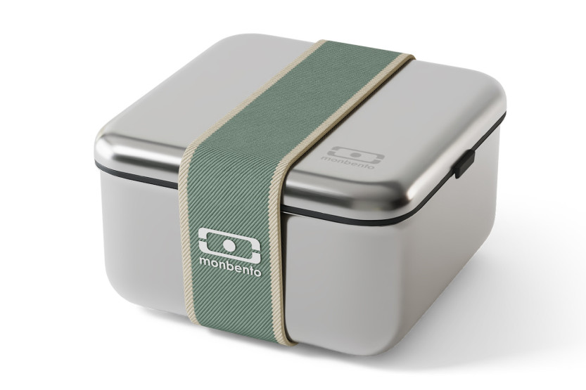 Monbento Sens L Green 1L Stainless Steel Lunch Box for the Microwave