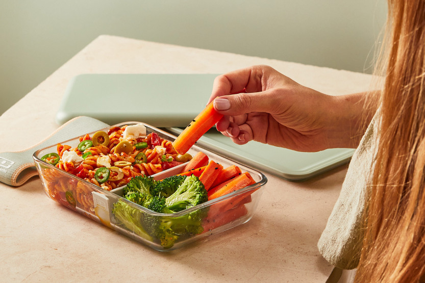 Monbento x Pyrex® Pure 600ml Green Glass Lunch Box
