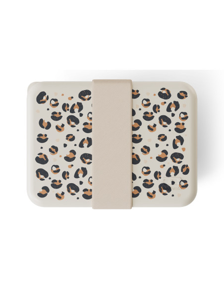 Monbento x Pyrex® Pure 600ml Leopard-Print Glass Lunch Box