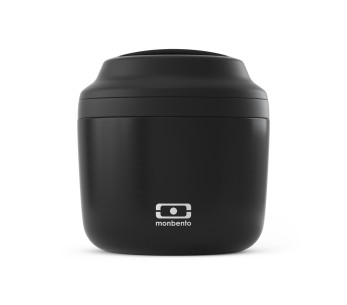 Fiambrera isotérmica Monbento Element de 550 ml, color negro ónix