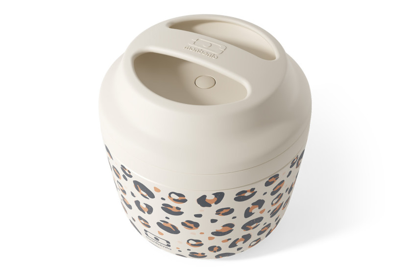 Monbento Element 550ml Leopard-Print Insulated Lunch Box