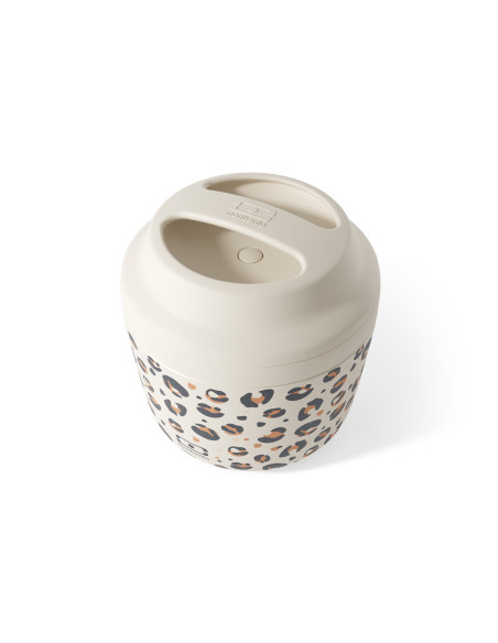 Monbento Element thermische lunchbox 550 ml met luipaardprint