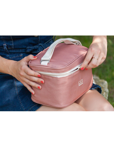Monbento Arctic 5L termotaske til mad, mokka-rosa