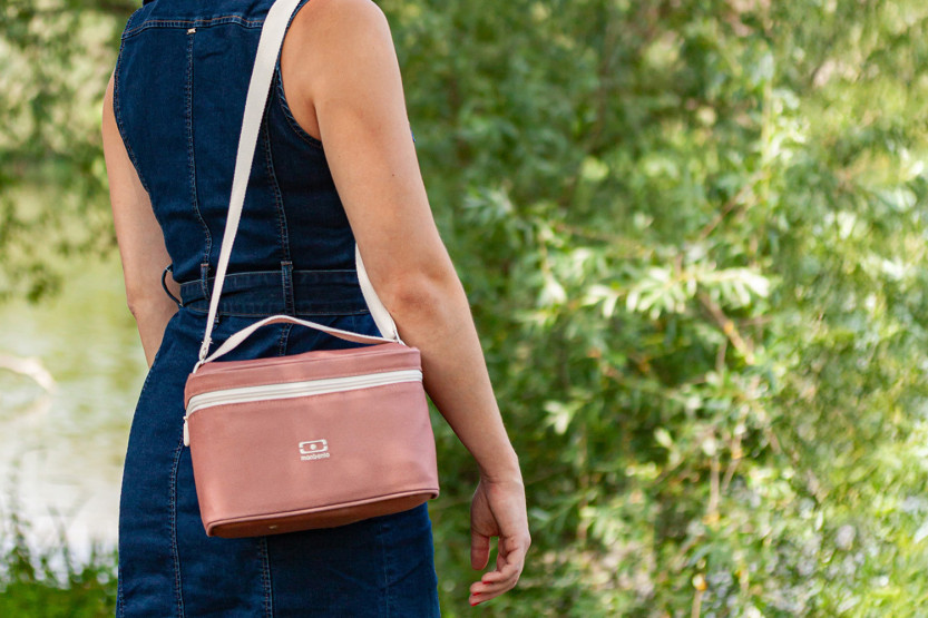 Monbento Arctic 5L termotaske til mad, mokka-rosa