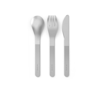 Monbento Slim Box Black Travel Cutlery Set 2