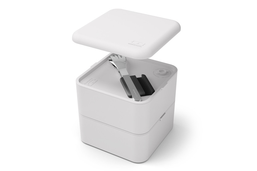 Monbento Slim Box Black Travel Cutlery Set