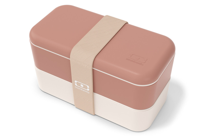 Monbento Original matboks 1 l, mokka-rosa