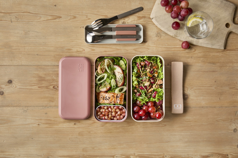 Monbento Original-matlåda, 1 liter, mokka-rosa