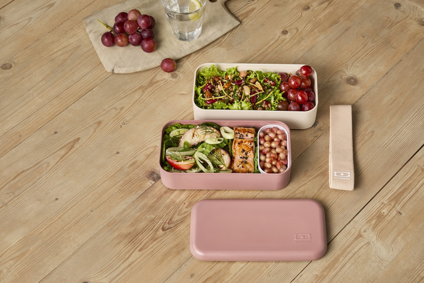 Monbento Original matboks 1 l, mokka-rosa