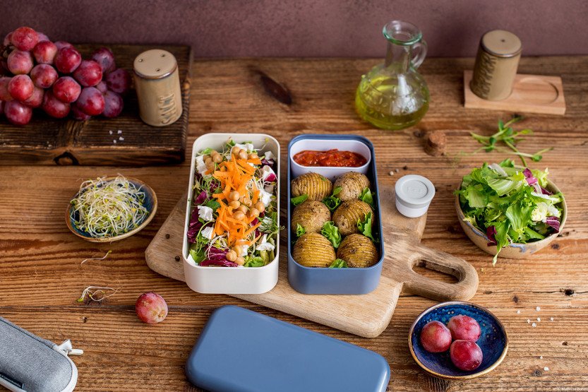 Monbento Original matboks 1 l, blå