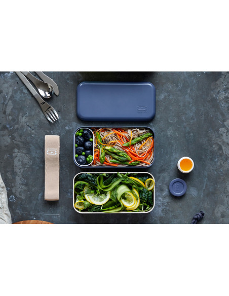 Fiambrera Monbento Original de 1 l, azul
