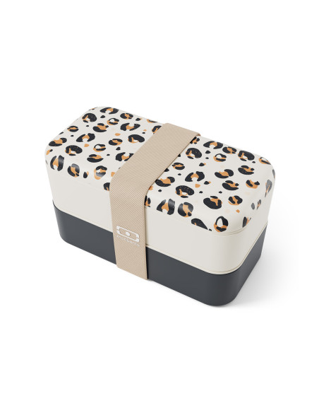 Monbento Original 1L matboks med leopardmønster