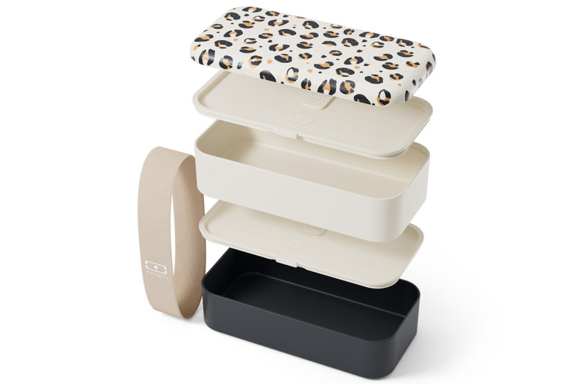 Matlåda Monbento Original 1L med leopardmönster