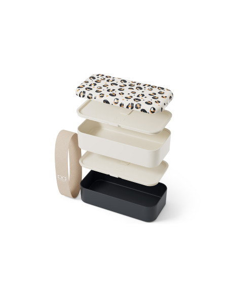 Monbento Original 1L Lunch Box with Leopard Print