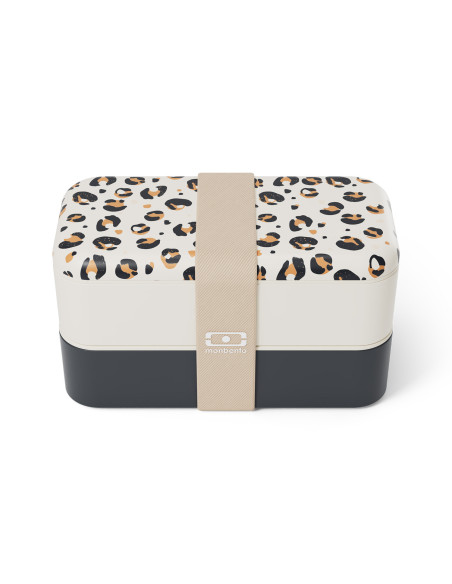 Matlåda Monbento Original 1L med leopardmönster