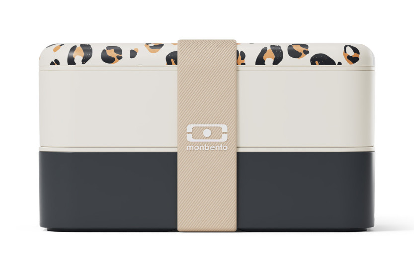 Monbento Original madkasse, 1 liter, leopardmønster