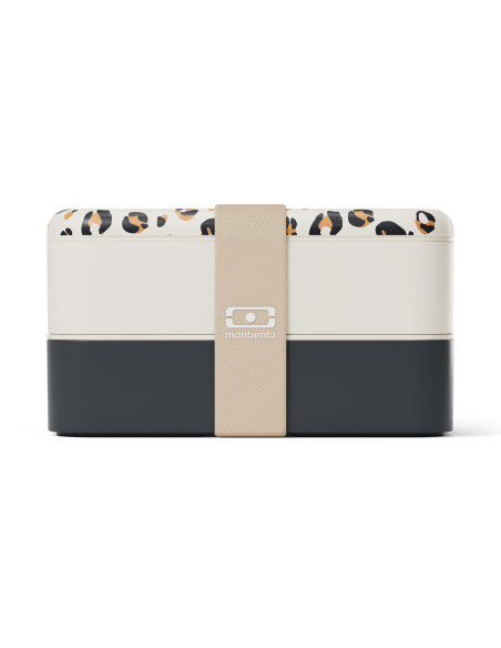 Monbento Original 1L Lunch Box with Leopard Print