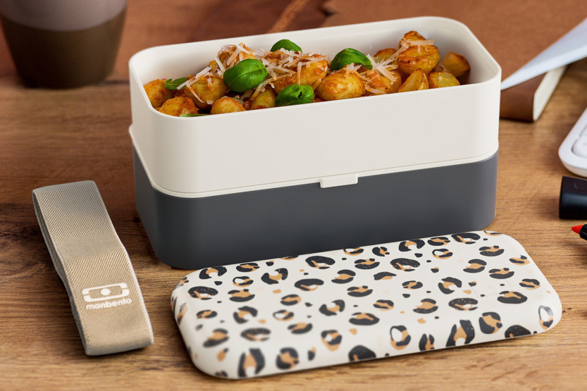 Monbento Original 1L Lunch Box with Leopard Print