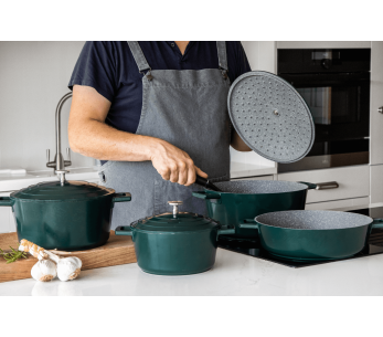 Induktionsgeeigneter MasterClass Bräter aus Aluminiumguss, 4 l 2