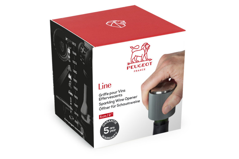 Peugeot Line-champagnestickor i kolfiber, 5 cm
