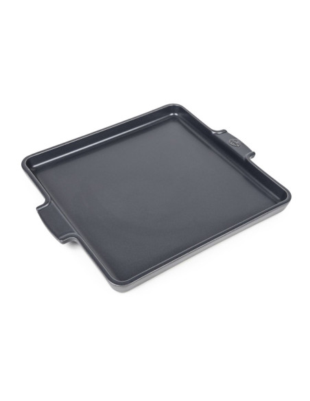 Quadratisches Serviertable tt „Peugeot Appolia“ aus schieferfarbener Keramik, 32 cm