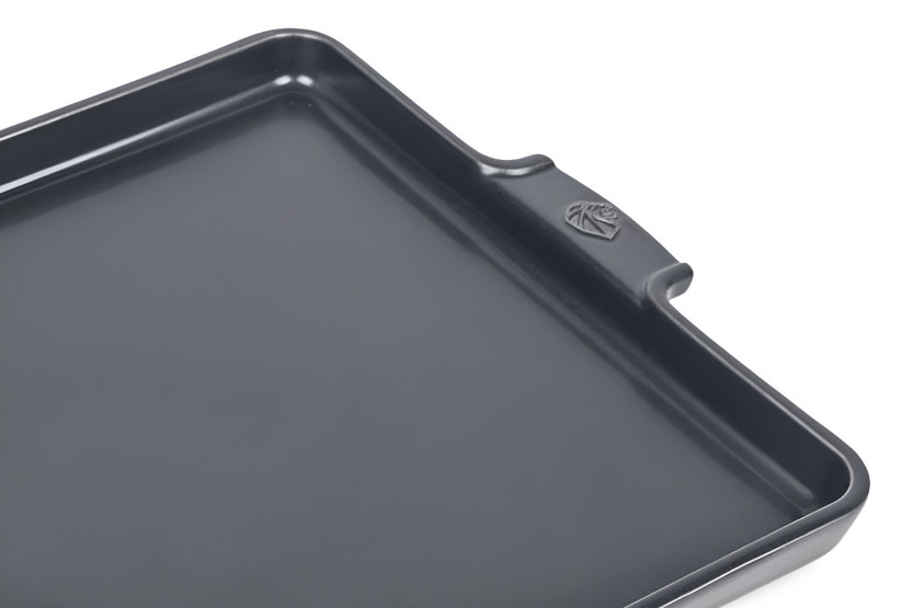 Firkantet serveringsfat fra Peugeot Appolia i skiferkeramikk, 32 cm
