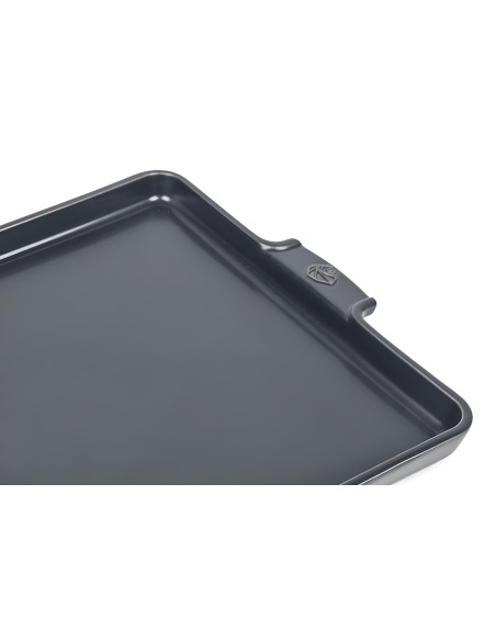 Quadratisches Serviertable tt „Peugeot Appolia“ aus schieferfarbener Keramik, 32 cm