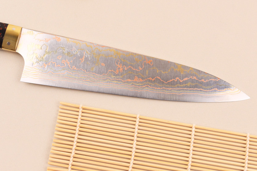 Takeshi Saji BS2 Rainbow 21 cm Handcrafted Japanese Chef's Knife