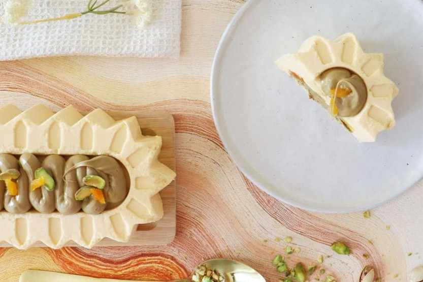 Molde de silicona Scrapcooking para tronco de Navidad y postre «Marquise» 3D