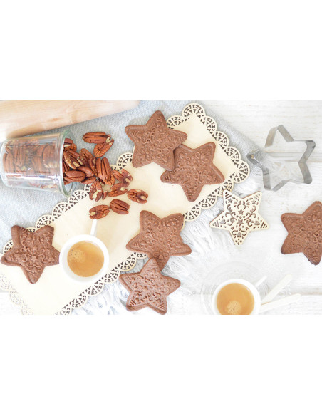 Set mit 3 Ausstechformen + Prägeformen von Scrapcooking, Weihnachtsedition