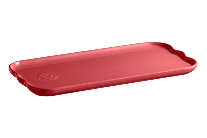 Emile Henry Madeleine kageform i keramik, 31,5 x 15 x 2 cm, farve: Rose Candy