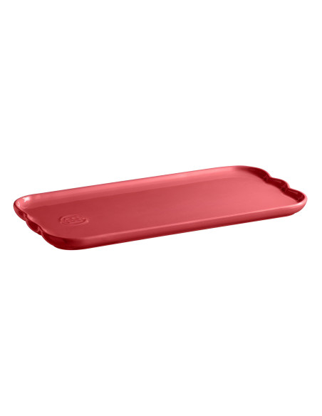 Emile Henry Madeleine Ceramic Cake Pan, 31.5 x 15 x 2 cm, Candy Pink