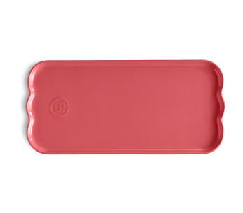 Emile Henry Madeleine-Kuchenform aus Keramik, 31,5 x 15 x 2 cm, Farbe: Rose Candy 2