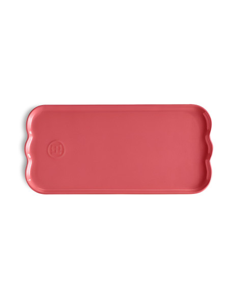 Emile Henry Madeleine kakeform i keramikk, 31,5 x 15 x 2 cm, Rose Candy