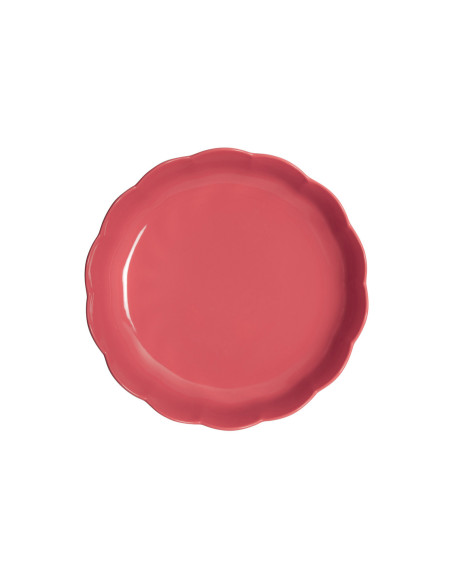 Emile Henry Madeleine rund keramisk form, 27 cm, Rose Candy