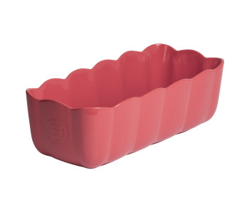 Emile Henry Madeleine-cakevorm van keramiek, 28,5 x 13 x 9 cm, kleur: Rose Candy
