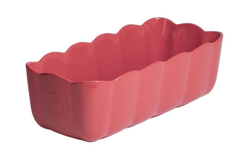 Emile Henry Madeleine -kakkumuotti, keraaminen, 28,5 x 13 x 9 cm, Rose Candy