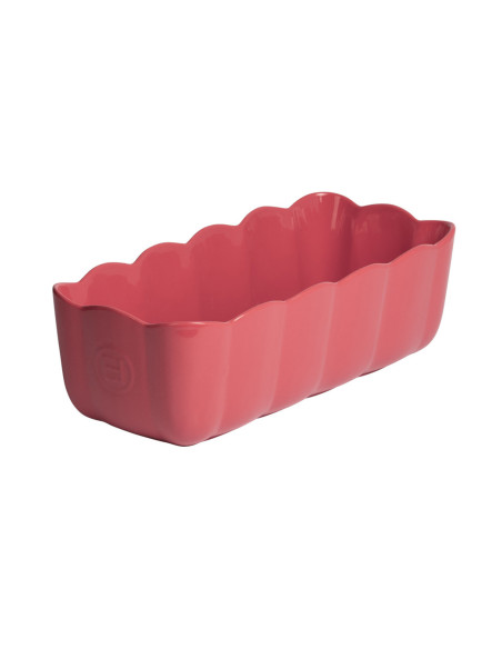 Stampo per plumcake Emile Henry Madeleine in ceramica 28,5x13x9 cm Rosa Candy
