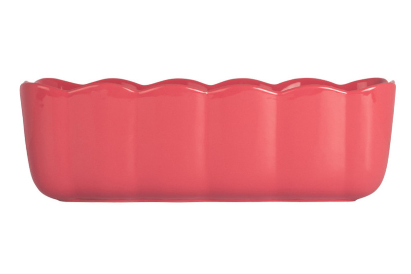 Emile Henry Madeleine-cakevorm van keramiek, 28,5 x 13 x 9 cm, kleur: Rose Candy