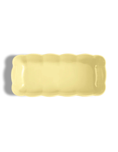 Emile Henry Madeleine-kageform i keramik, 28,5 x 13 x 9 cm, Vanilje