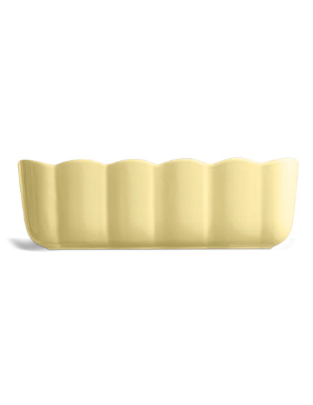 Emile Henry Madeleine-kageform i keramik, 28,5 x 13 x 9 cm, Vanilje